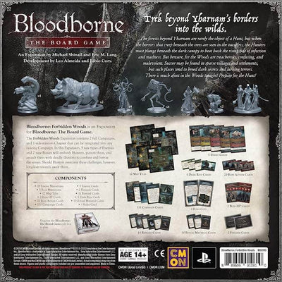 Bloodborne: Expansão proibida de Woods (Kickstarter Special) Expansão do jogo de tabuleiro Kickstarter CMON 889696010810 KS000950C