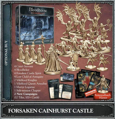 Bloodborne：被遺棄的Cainhurst Castle Game擴展（Kickstarter預訂特別）棋盤遊戲極客，Kickstarter遊戲，遊戲，Kickstarter棋盤遊戲，棋盤遊戲，Kickstarter棋盤遊戲擴展，棋盤遊戲擴展，棋盤遊戲擴展， CMON 有限的，鮮血的棋盤遊戲 - 被遺棄的凱赫斯特城堡，遊戲 Steward Kickstarter Edition商店 CMON 有限的