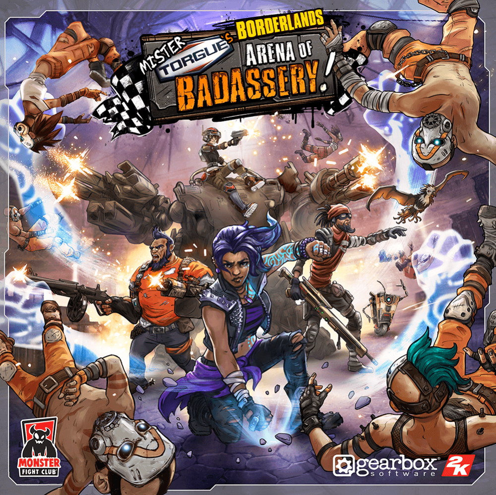 Borderlands : Mister Torgue 's Arena of Badassery 번들 (킥 스타터 선주문 특별) 킥 스타터 보드 게임 Monster Fight Club KS001183A