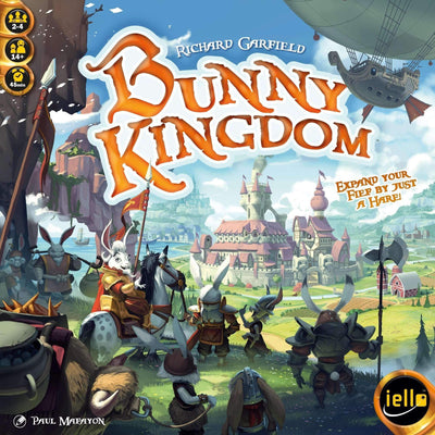 Reino do coelho Hobby Japan IELLO Geek de jogo de tabuleiro, jogos, jogos de tabuleiro, Hobby Japan IELLO, Bunny Kingdom, os Jogos Steward, Influência da área de controle de área, jogos de desenho de cartões, Richard Garfield, Paul Mafayon