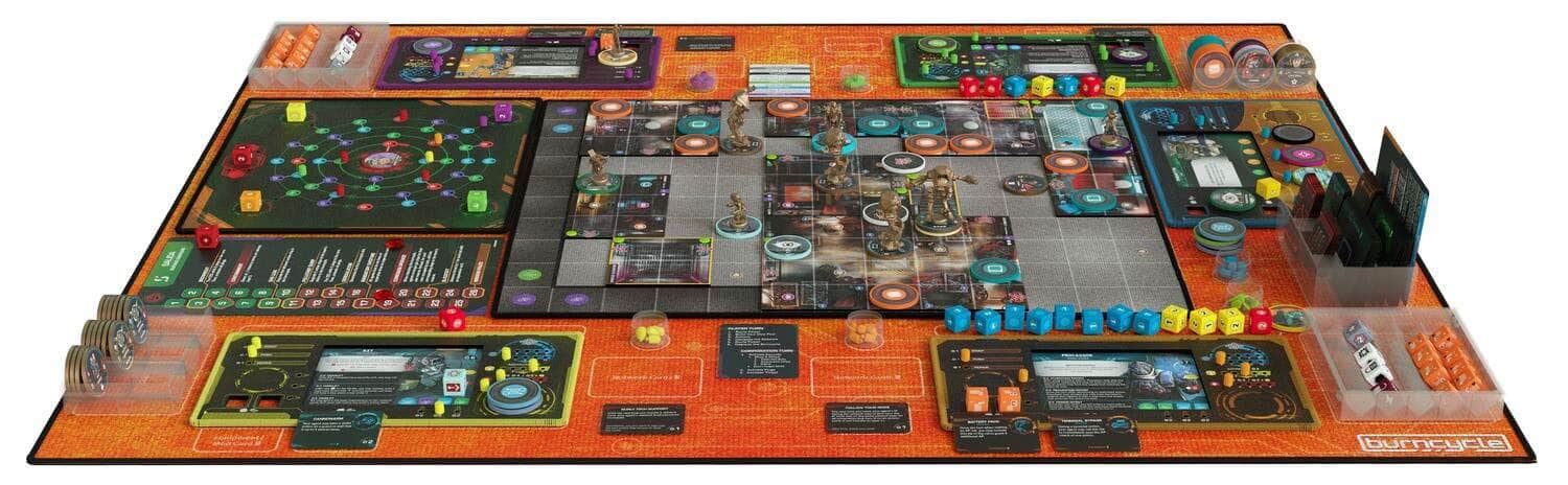 Burncycle: Deluxe Play Mat (Kickstarter Pre-order พิเศษ) อุปกรณ์เสริมเกมบอร์ด Kickstarter Chip Theory Games KS001238E