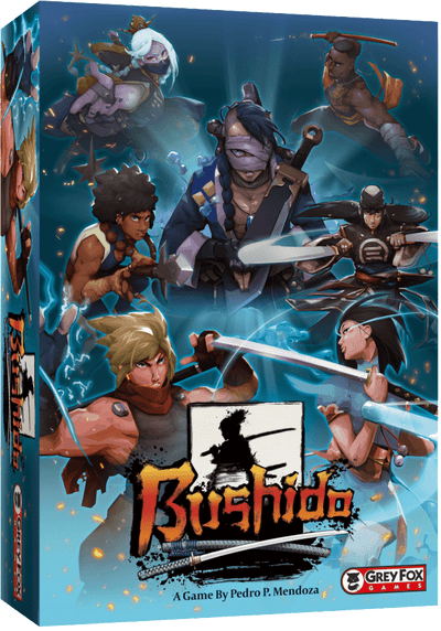 משחק בלוח הקמעונאות של Bushido Bushi Boded Edition Grey Fox Games