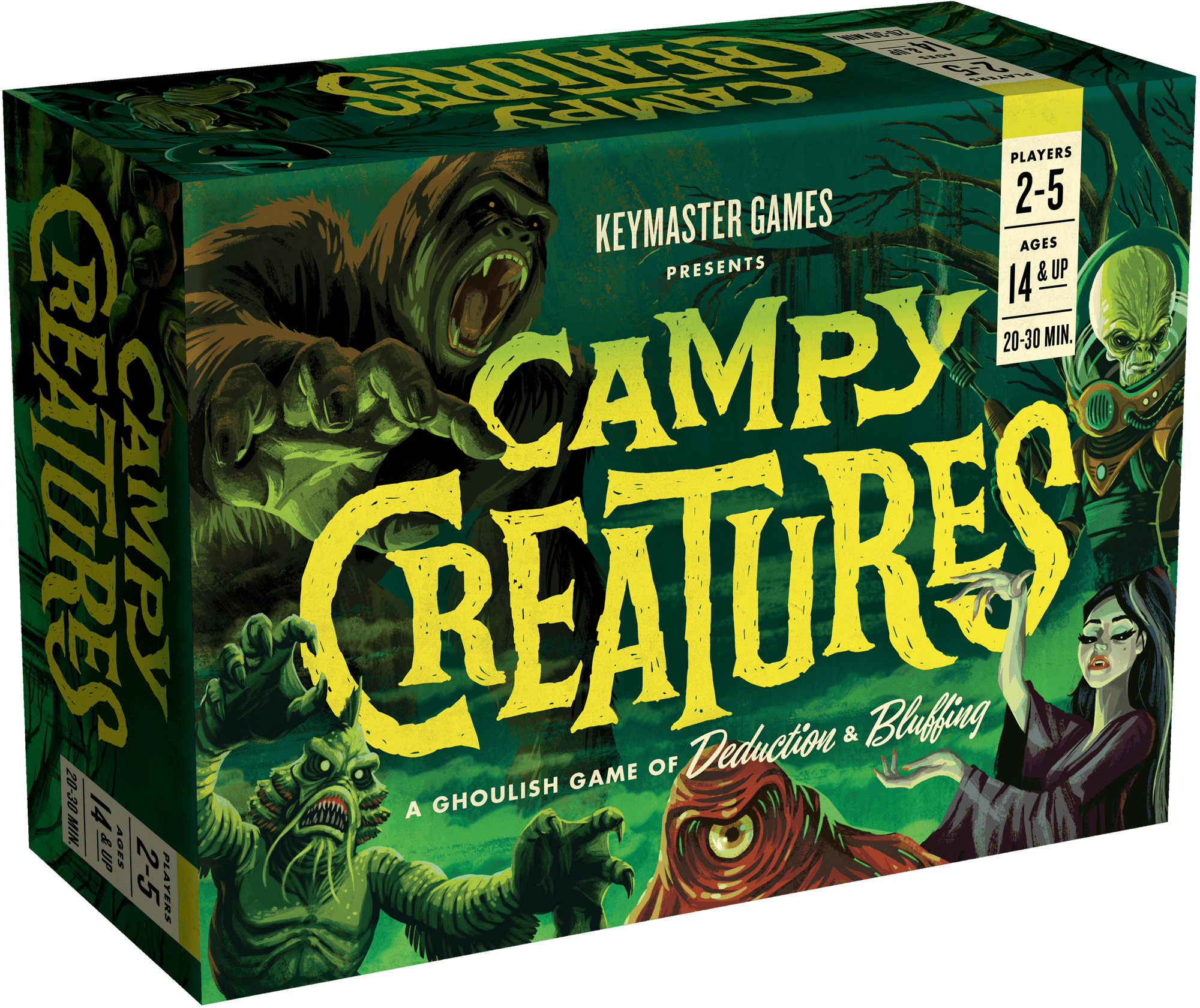 Criaturas Campy (Kickstarter Game de mesa de Kickstarter Keymaster Games KS800220A