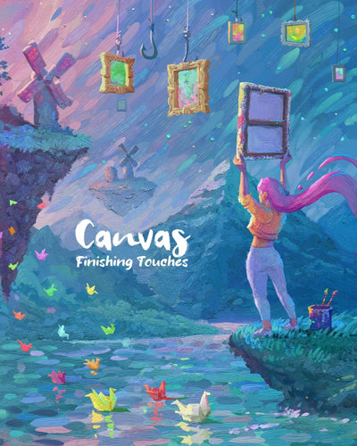 Canvas: Finishing Touches Deluxe Edition Bundle (Kickstarter Pre-order พิเศษ) Kickstarter เกมขยายเกม R2I เกม KS001350A