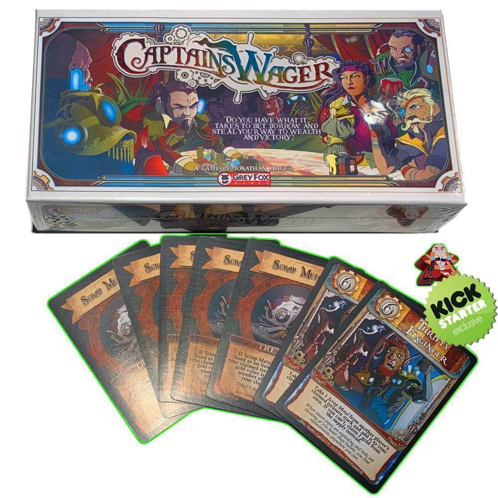 Captain's Wager First Mate Promedge (Kickstarter Game de carta de Kickstarter Grey Fox Games
