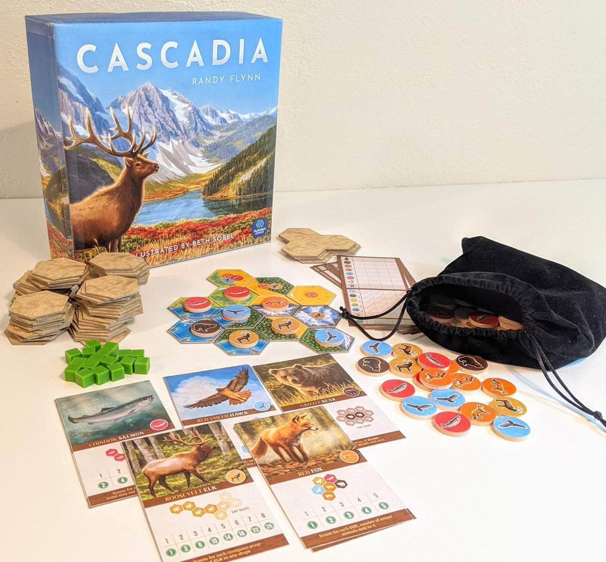 Cascadia Board Game (Kickstarter forudbestilling Special) Kickstarter Board Game Flatout Games KS001053A