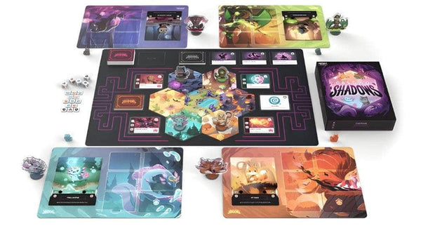 Casting Shadows Board Game – Kickstarter Exclusive Pledge + Ice Storm Expansion, Tee Turtle 2023