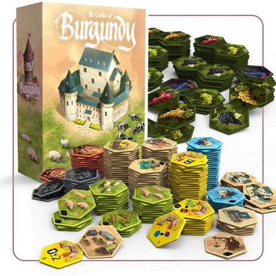 Castillos de Borgoña: Majestic Sundrop Promedge Bundle (Kickstarter Pre-Order Special) Juego de mesa de Kickstarter Awaken Realms KS001354A