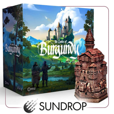 Castles of Burgundy: مجموعة Royal Sundrop Pledge (طلب خاص لطلب مسبق من Kickstarter) لعبة Kickstarter Board Awaken Realms KS001355A