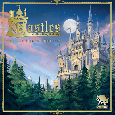 Castillos de Mad King Ludwig: Colector&#39;s Edition Colossal Plus Moats &amp; Barbicans Promedge Bundle (Kickstarter Pre-Order Special) Juego de mesa de Kickstarter Bezier Games KS001067B