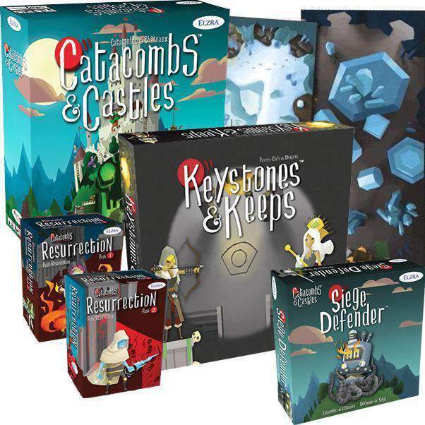 Catacombs and Castles: Queen of Storms Engage (Kickstarter Special) Kickstarter Board Game Elzra Corp.