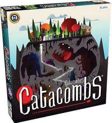 Catacombs kiskereskedelmi társasjáték Elzra Corp.
