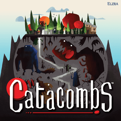 Catacombs Retail Board Game Elzra Corp.