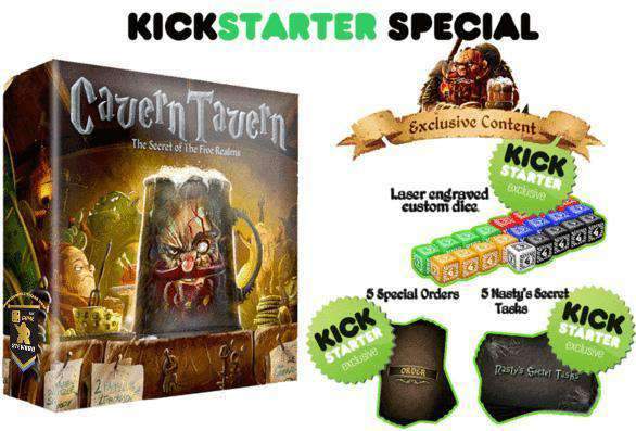 Cavern Tavern (Kickstarter Special) Kickstarter Board Game Final Frontier Games