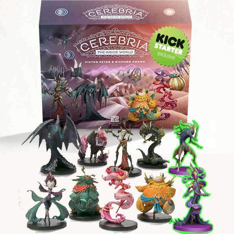 Cerebria Origin Box Pledge maalattujen miniatyyrien kanssa (Kickstarter Special) Kickstarter Board Game Mindclash Games KS000714