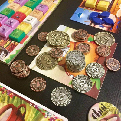 Chai Deluxe Edition Plus High Tea Expansion &amp; Metal Coins Bundle (Kickstarter Pre-Order Special) Juego de mesa Kickstarter Steeped Games KS001035A