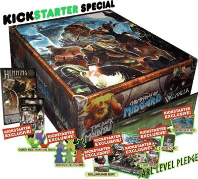 Meister von Midgard: Big Combo-Bundle (vorbestellter Spezial) Kickstarter-Brettspiel Grey Fox Games