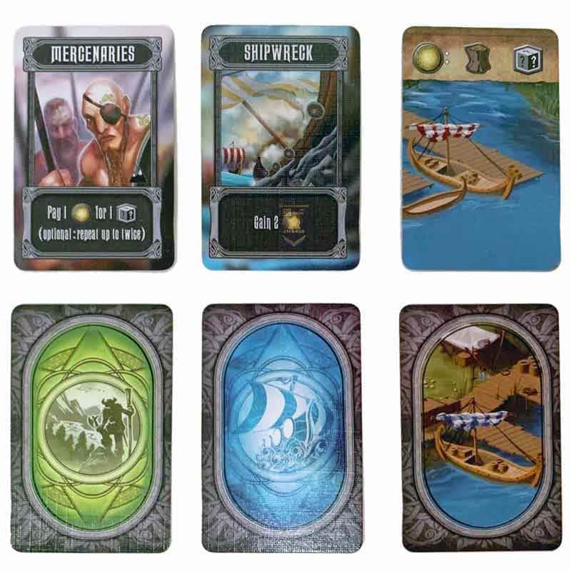 Champions of Midgard: Mercenaries Land Journey Promo Cards (Promo Edition) Retail Board Game Supplement Grey Fox Games KS000650T