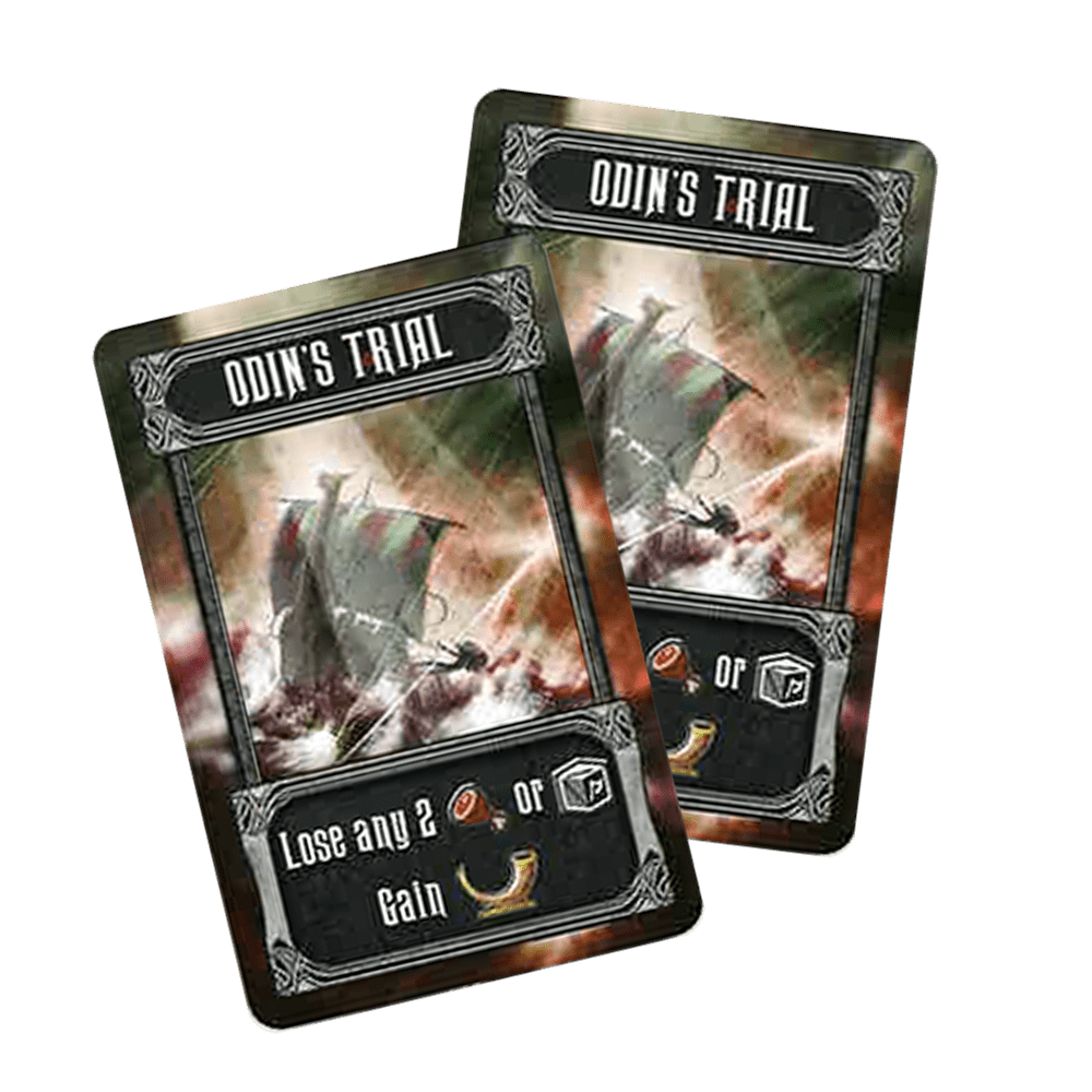 Champions of Midgard: Odin Trial المعروف أيضًا باسم Journey Promo Cards (الإصدار الترويجي) ملحق لعبة لوحة البيع بالتجزئة Grey Fox Games KS000650N