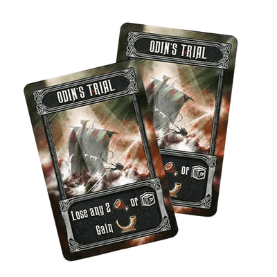 Midgardin mestarit: Odin Trial eli Journey Promo Cards (promo Edition) vähittäiskaupan lautapelin lisäys Grey Fox Games KS000650N