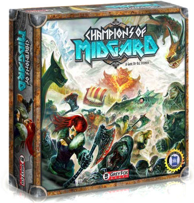 Champions of Midgard: The Core Game (Retail Pre-Order Edition) Retail Board Game Grey Fox Games 616909967360 KS000650C