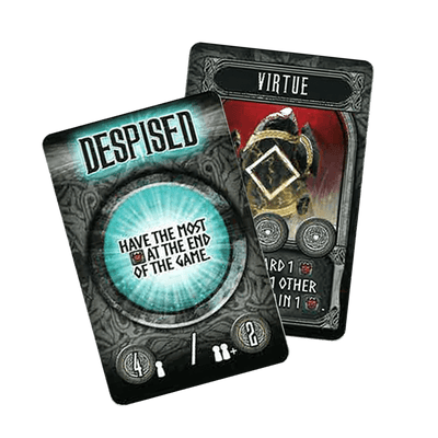 Campeones de Midgard: Total Promocho Pack Troll, Destiny, Virtue y Journey Cards (Edición promocional) Accesorio de juegos de mesa minorista Grey Fox Games KS000650D