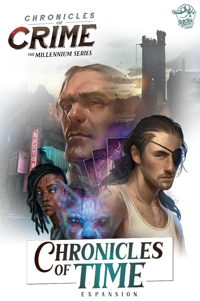 Chronik der Kriminalität: Die Millennium -Serie Chronicles of Time Expansion (Kickstarter Special) Kickstarter -Brettspielexpansion Lucky Duck Games KS001264A