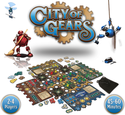 City of Gears: Founders Edition (Kickstarter pré-encomenda especial) jogo de tabuleiro Kickstarter The Game Crafter