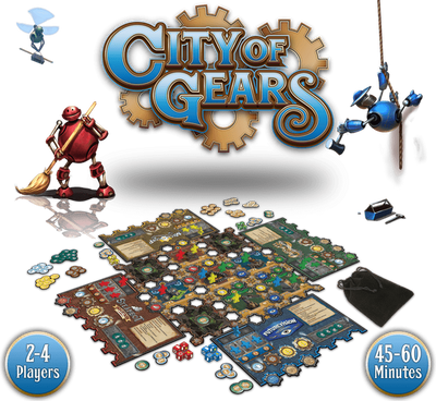 City of Gears: Founders Edition (Kickstarter Pre-Order Special) Kickstarter Board Game The Game Crafter