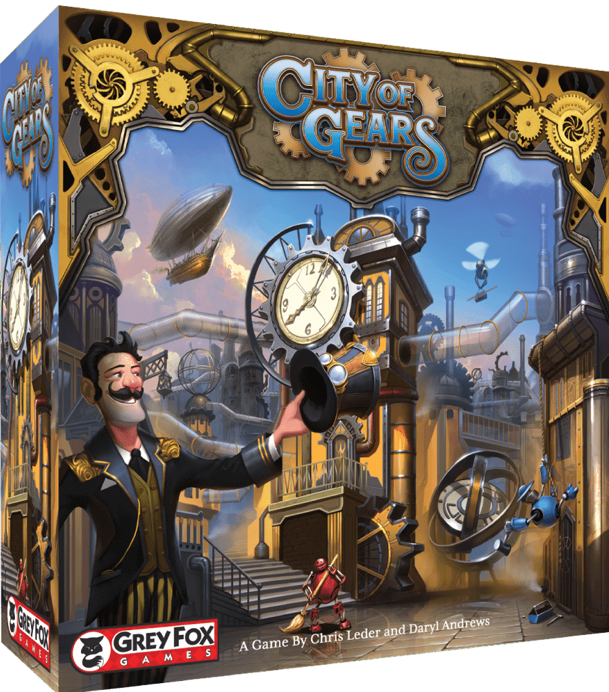 Cidade de Gears: jogo de tabuleiro de varejo de edição de varejo Grey Fox Games