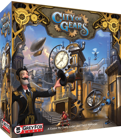 City of Gears: Retail Edition Retail Board Game Grey Fox Games