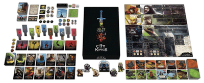 Ciudad de Kings Deluxe Edition con Delterity Micro Expansion Bundle (Kickstarter Game de mesa Kickstarter The City of Games KS000659