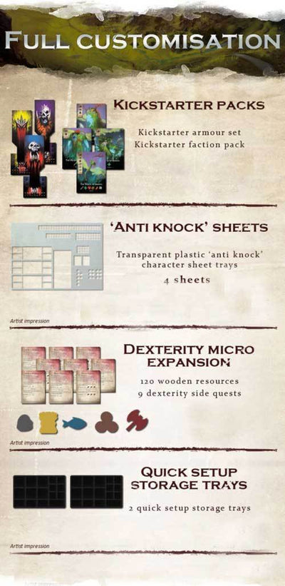 Dexterity Micro Expansion Bundle（Kickstarter Special）Kickstarterボードゲーム付きCity of Kings Deluxe Edition The City of Games KS000659