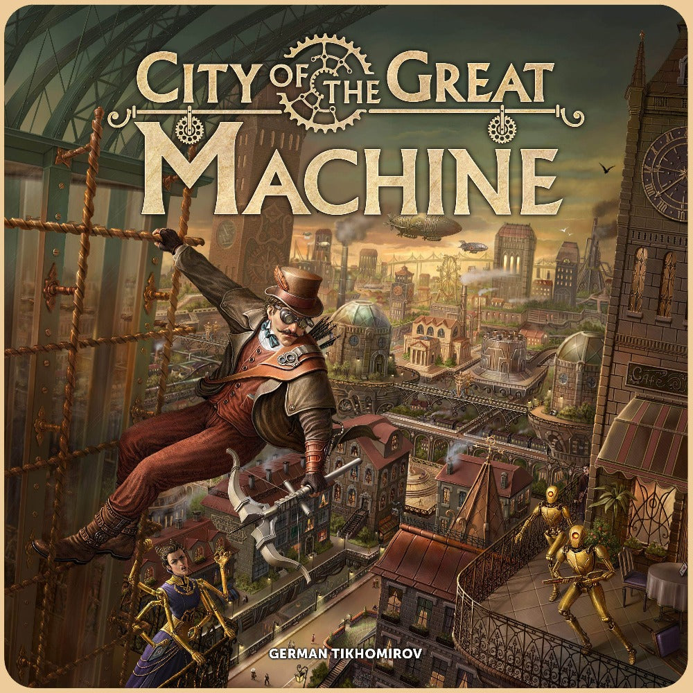 City of The Great Machine: مجموعة تعهدات Master of The City (الطلب المسبق الخاص بـ Kickstarter) لعبة Kickstarter Board CrowD Games KS001186A