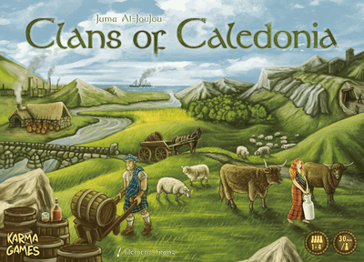 Clans of Caledonia Premium Edition (Kickstarter förbeställning Special) Kickstarter brädspel Karma Games