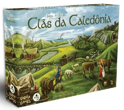 Clãs de Caledonia Premium Edition (Kickstarter Special) jogo de tabuleiro Kickstarter Karma Games 85854792 KS000982X