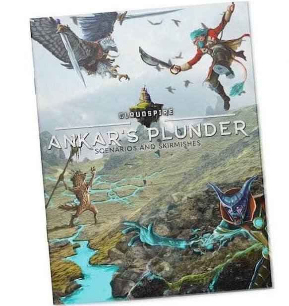 Cloudspire : Ankar ' s plunder Bonus Sciences & Skirmises Softcover Book ( البيع بالتجزئة ) التجزئة لعبة الملحق Chip Theory Games كس000862s
