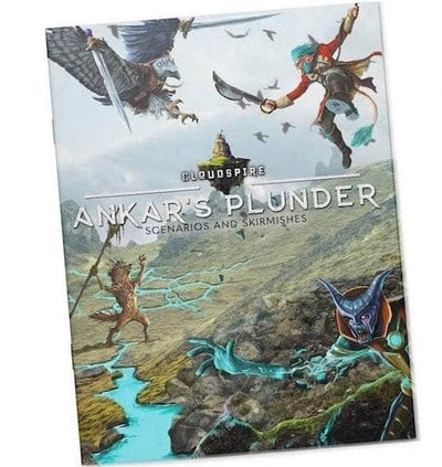 Cloudspire: Ankar&#39;s Plunder Bonusscenario&#39;s en schermutselingen Softcoverboek (retaileditie) Supplement voor bordspel voor detailhandel Chip Theory Games KS000862S