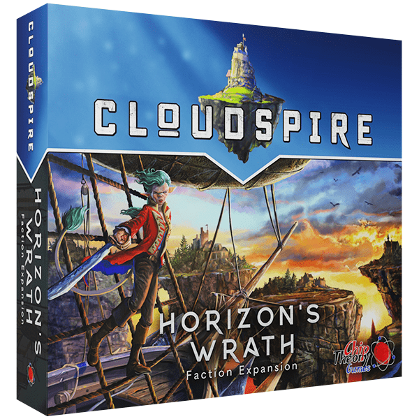 Cloudspire：Horizo​​n的憤怒（Kickstarter Edition）Kickstarter棋盤遊戲擴展 Chip Theory Games KS000862F