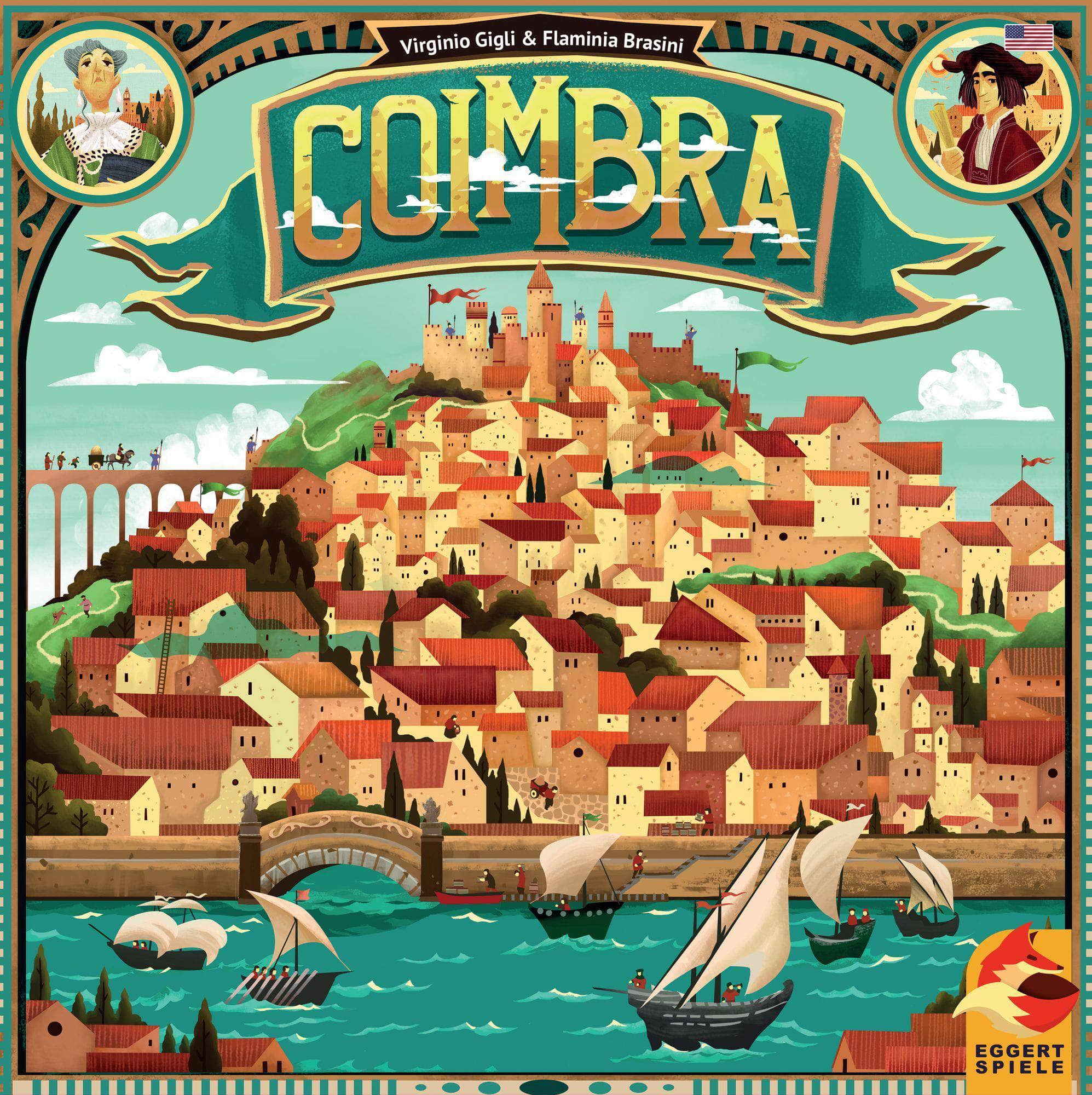 Coimbra detaljhandelsspel eggertspiele, Ghenos -spel, Pegasus Spiele, Rebel KS800570A