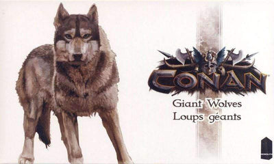 CONAN: Juego de mesa de Kickstarter Wolves Giant (especial Kickstarter) Asmodee