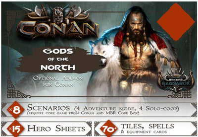 Conan: Gods of the North (Kickstarter pre-pedido especial) Expansión del juego de mesa de Kickstarter Monolith KS000337G