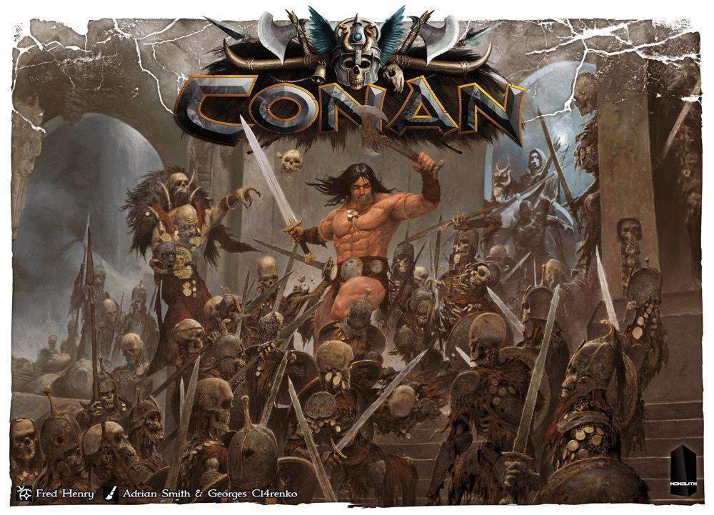 Juego de mesa minorista de Conan Monolith