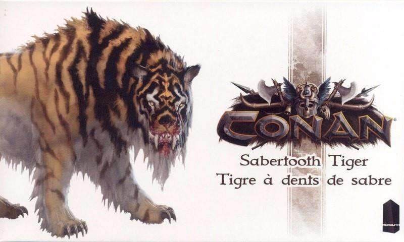 كونان: Sabertooth Tiger (Kickstarter Special) لعبة Kickstarter Board Asmodee