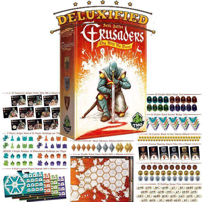 Crusaders Deluxified (Kickstarter Special) jogo de tabuleiro Kickstarter Tasty Minstrel Games KS000712
