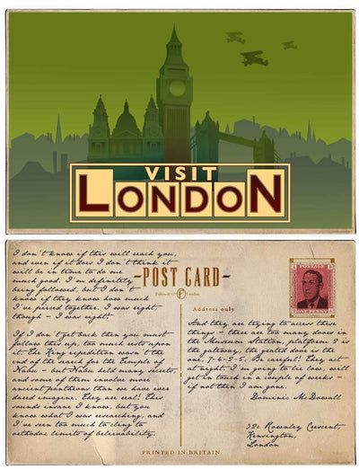 Cthulhu Britannica London: Postcard Set Accessory (Kickstarter Special) Kickstarter บทบาทการเล่นอุปกรณ์เสริม Cubicle7