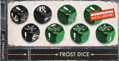 Cthulhu Death May Die: Custom Frost Dice (Kickstarter Pre-pedido especial) Geek de juegos de mesa, juegos de Kickstarter, juegos, juegos de mesa, juegos de mesa, expansiones de juegos de mesa de Kickstarter, expansiones de juegos de mesa, expansiones, CMON Limited, la muerte de Cthulhu puede morir, los juegos Steward CMON Limitado