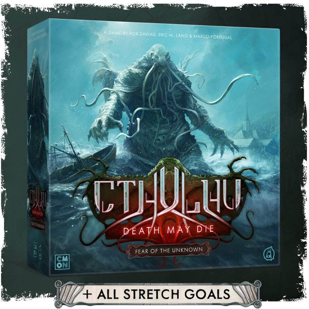Cthulhu Death pode morrer: medo do pacote desconhecido desconhecido (especial de pré-encomenda do Kickstarter) jogo de tabuleiro Kickstarter CMON KS001321A