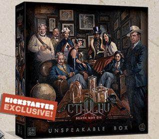 قد يموت موت Cthulhu: Unspeakable Box (الطلب المسبق الخاص بـ Kickstarter) توسيع لعبة Kickstarter Board CMON KS001323A