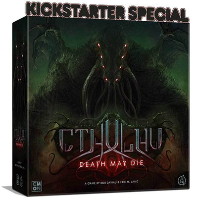 Cthulhu Death May Die: Pledge Bundle ที่ไม่สามารถบรรยายได้ CMON จำกัด การตายของคธูลูอาจตายเกม Steward, การเล่นแบบมีส่วนร่วมเกม Powers Powers ตัวแปร CMON ถูก จำกัด